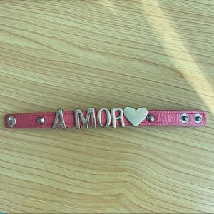 BCBG Leather Cuff Bracelet